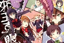blush anime umbrellas anime girls kantoku artist suits tv serie nibutani shinka takanashi rikka ts Art HD Wallpaper